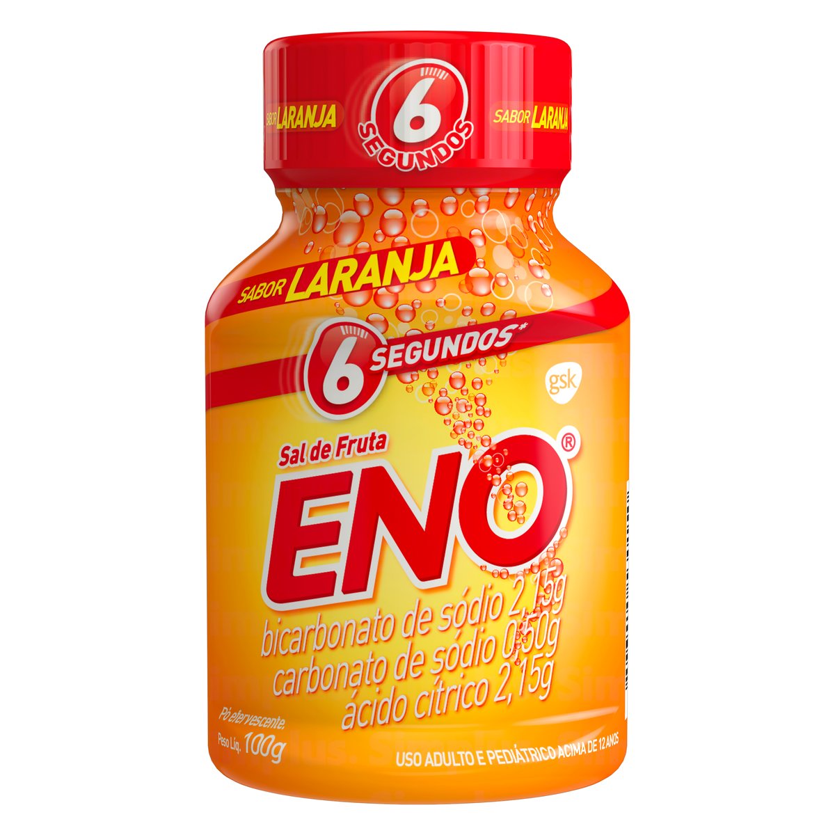 Encontraproduto.com.br - Sal de Fruta Eno Sabor Laranja 100g