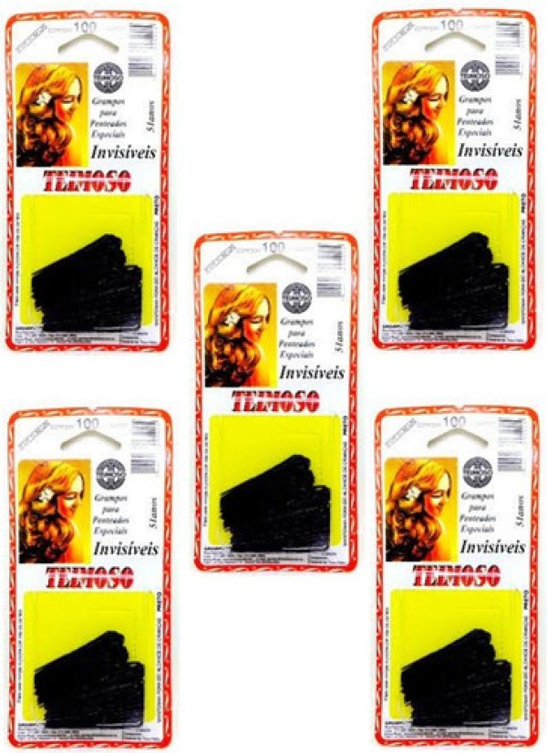 Encontraproduto.com.br - Teimoso Grampo Invisível Preto C-100