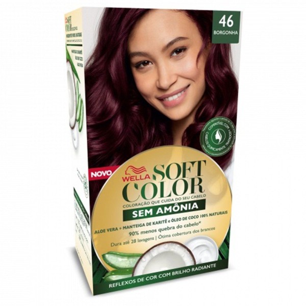 Encontraproduto.com.br - Tintura Wella Soft Color 46 Borgonha
