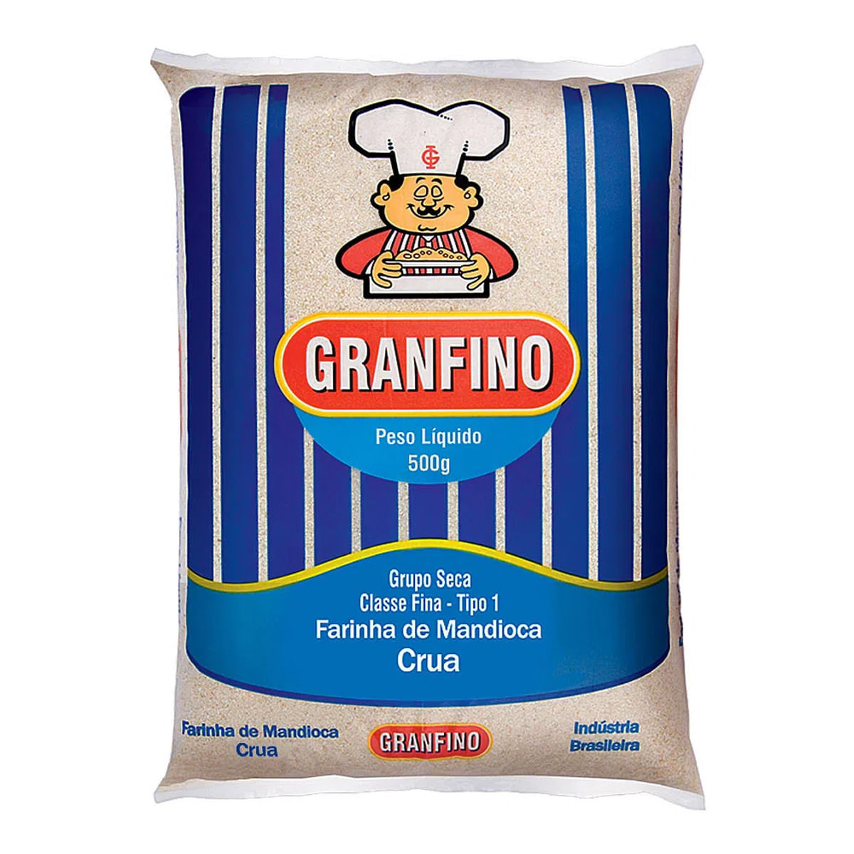 Farinha Mandioca Granfino Crua 1KG
