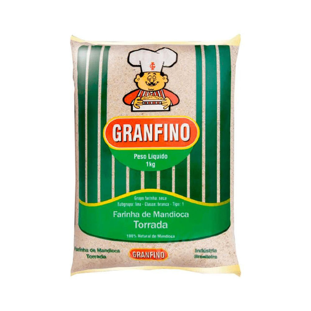Encontraproduto.com.br - Farinha Mandioca Granfino Torrada 1KG
