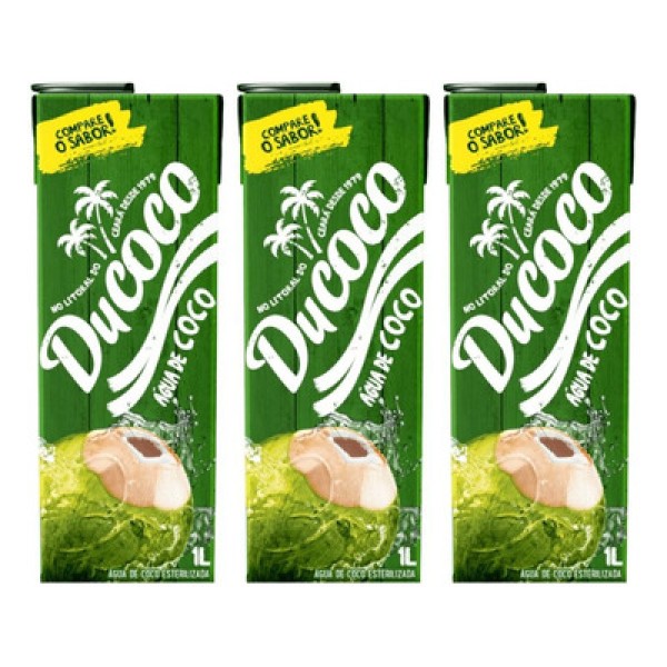 Água de Coco Ducoco TP com 1L