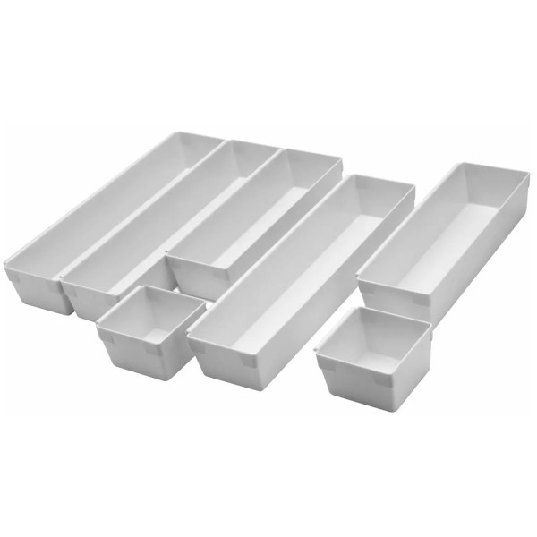 Encontraproduto.com.br - Organizador de Gavetas com 7 Peças - Atuallar