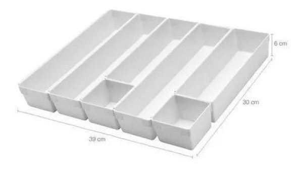 Encontraproduto.com.br - Organizador de Gavetas com 7 Peças - Atuallar