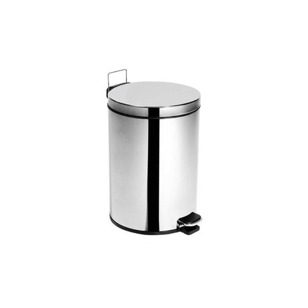 Encontraproduto.com.br - Lixeira de inox 5 litros com tampa Purimax