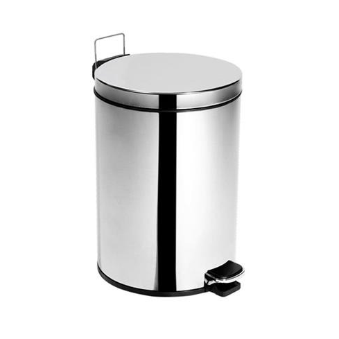 Encontraproduto.com.br - Lixeira de inox 5 litros com tampa Purimax