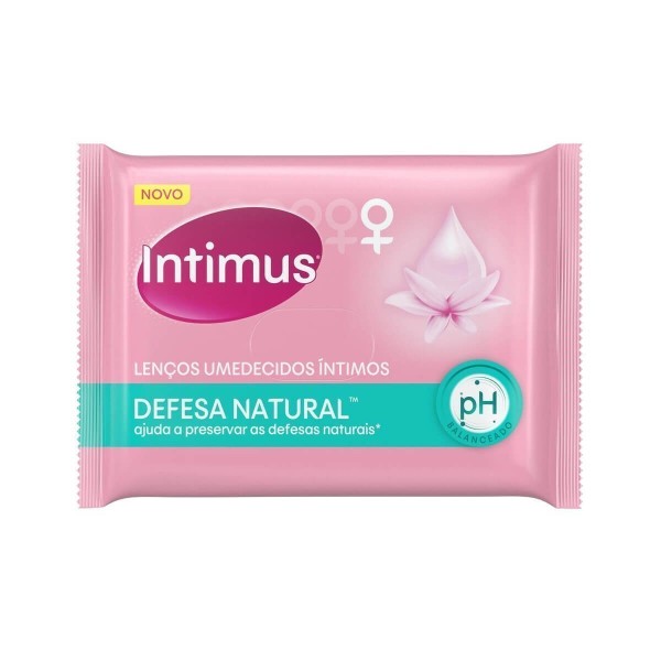 Encontraproduto.com.br - Lenço Umedecido Intimus Defesas Naturais 16 Unidades