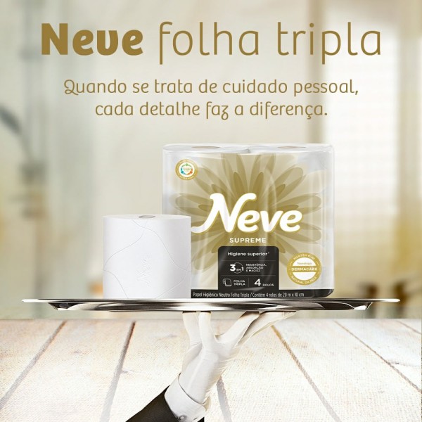 Encontraproduto.com.br - Papel Higiênico Neve Folha Tripla 20 Metros Leve12 Pague11