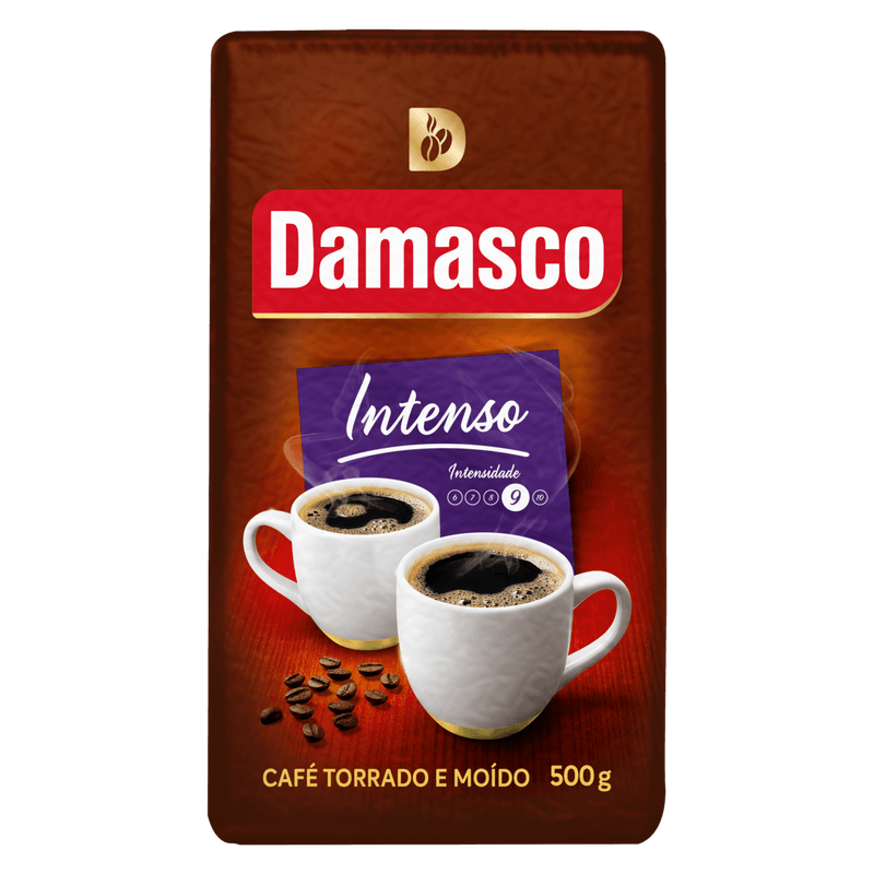 Café Torrado e Moído Intenso Damasco Pacote 500g