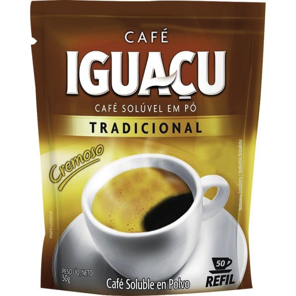 Encontraproduto.com.br - Café Solúvel Iguaçu Tradicional Sachê Kit 2 Unidades De 40g