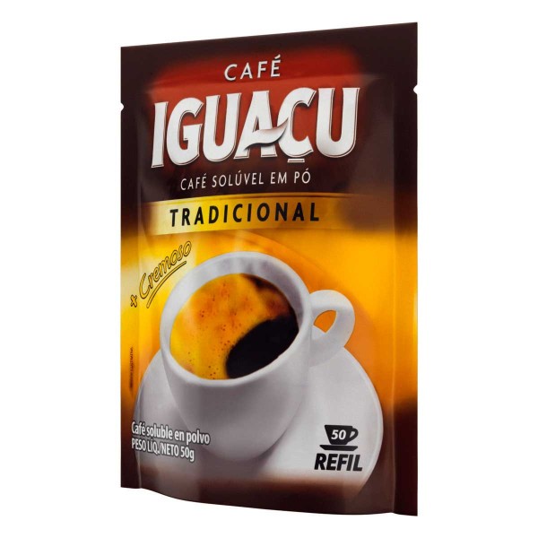 Encontraproduto.com.br - Café Solúvel Iguaçu Tradicional Sachê Kit 2 Unidades De 40g