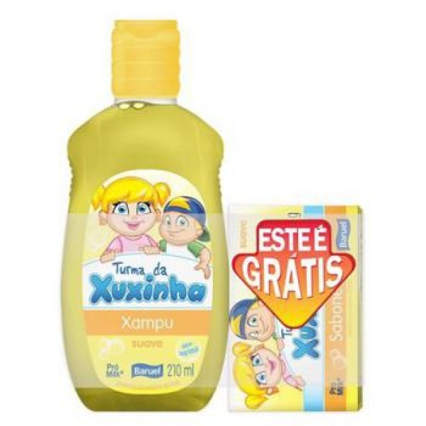 Encontraproduto.com.br - Shampoo Turma Xuxinha Suave 210Ml+Sabonete Suave 80G Grts @