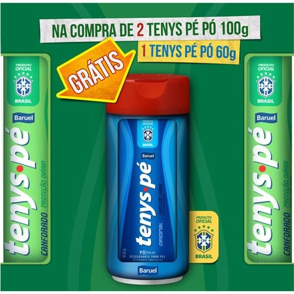 Encontraproduto.com.br - TALCO TENYS PE CANFOR 100G C/2 GTS PO60G