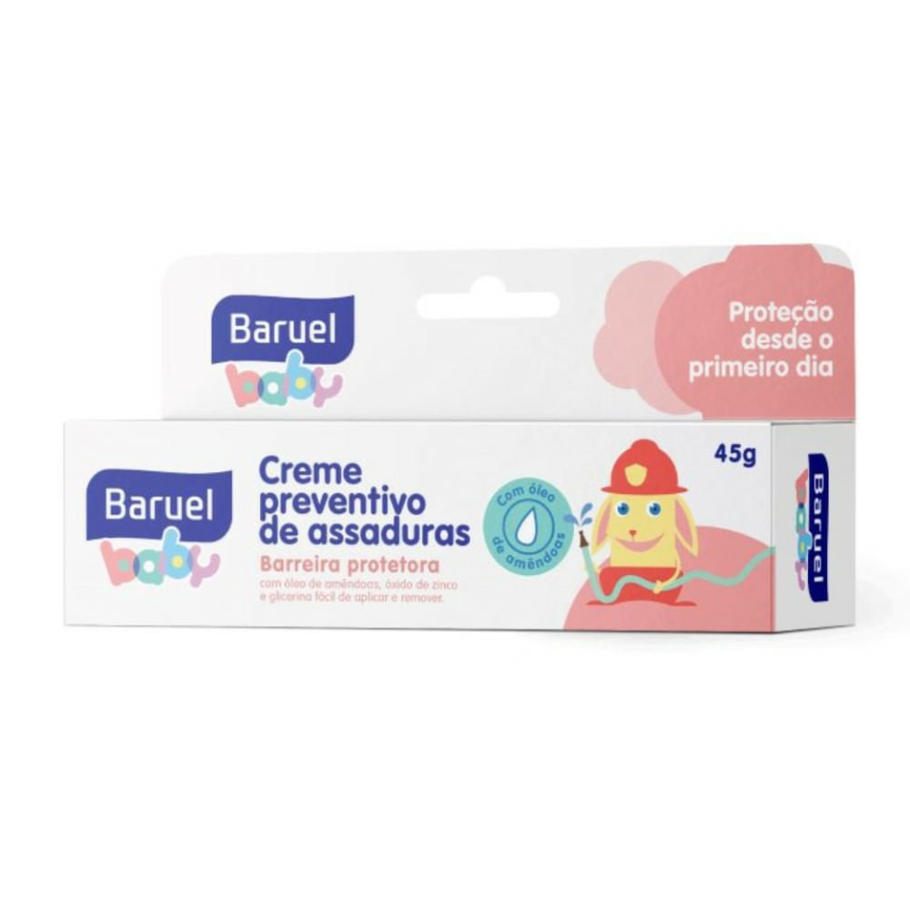 Encontraproduto.com.br - Creme Preventivo de Assaduras Bebê Baruel Baby Caixa 45g