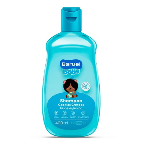 Shampoo Baruel Baby Cabelos Crespos 400ml