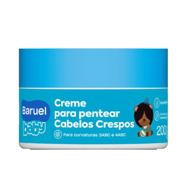 Encontraproduto.com.br - Creme para Pentear Baruel Baby Cabelos Crespos 200g