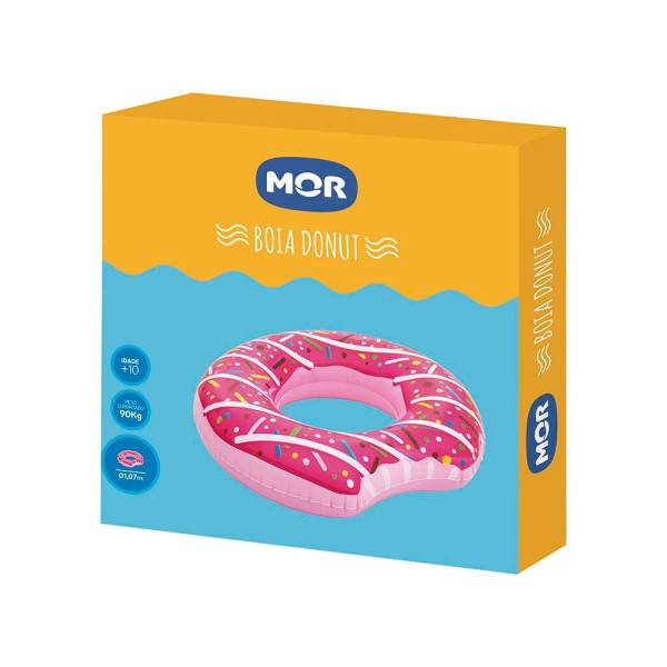Encontraproduto.com.br - Boia Donut - Rosa MOR