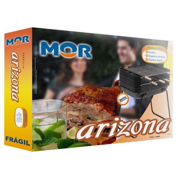 Encontraproduto.com.br - Churrasqueira Arizona Bacia Esmaltada MOR