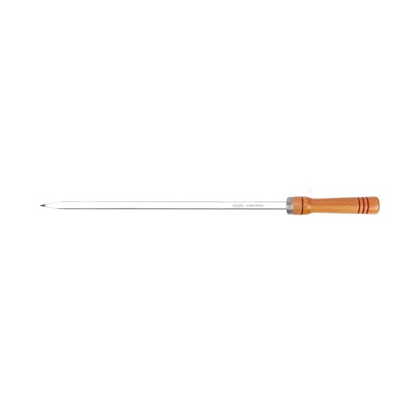 Espeto Alumínio Simples para Churrasco 80cm MOR