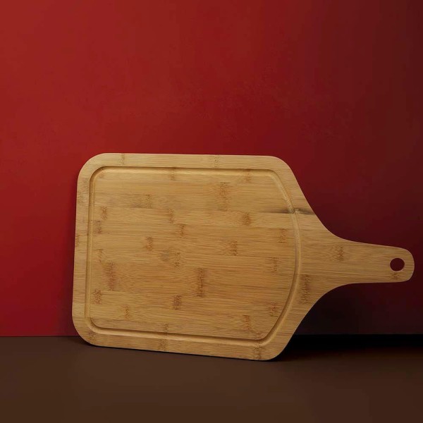 Encontraproduto.com.br - Tábua Bamboo com Cabo 38,5cm x 20,5cm MOR