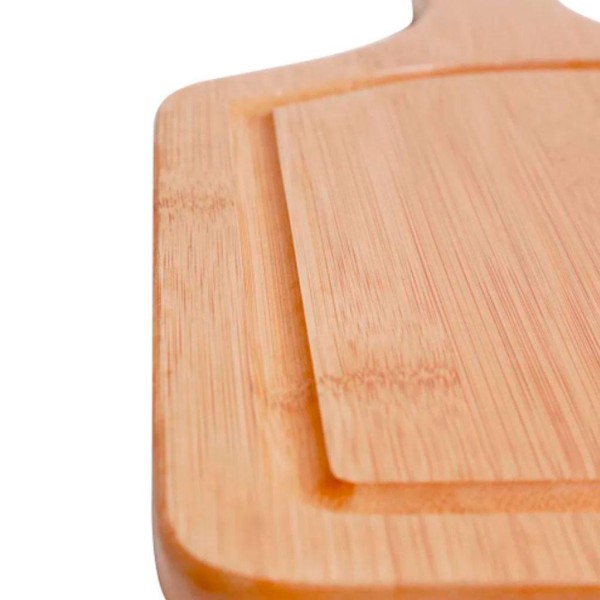 Encontraproduto.com.br - Tábua para Corte com Alça Bamboo 50cm x 30cm MOR