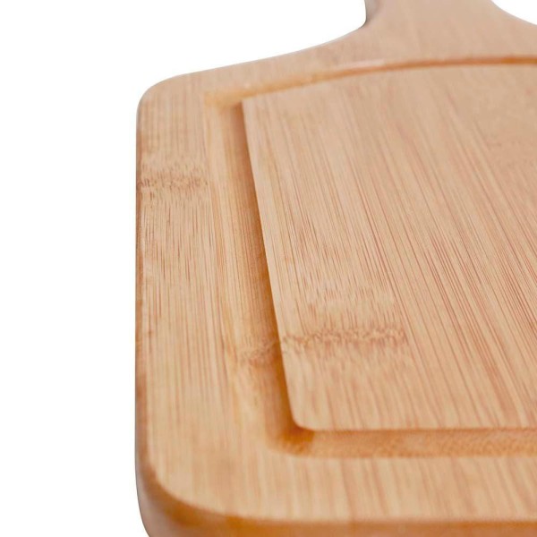 Encontraproduto.com.br - Tábua para Corte com Alça Bamboo 50cm x 30cm MOR