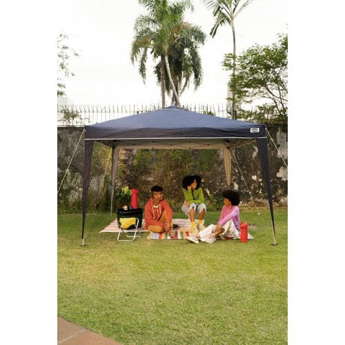 Encontraproduto.com.br - Gazebo Articulado Mor 3531 X-Flex Oxford 3m x 3m com Silvercoating - Azul