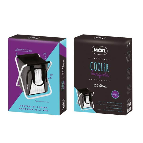 Encontraproduto.com.br - Ice Cooler Banqueta 25 Litros MOR