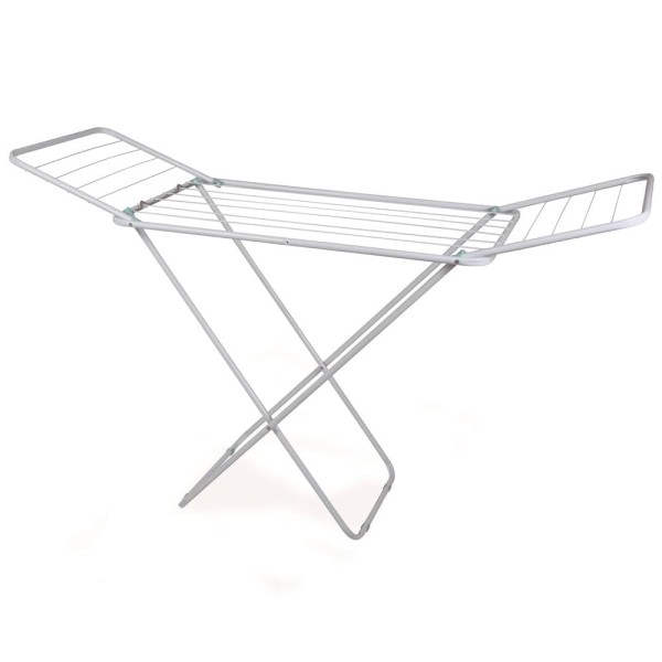 Encontraproduto.com.br - Varal Portátil Mor Chão Slim Com Abas 6105