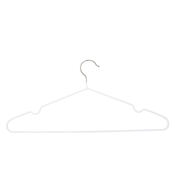 Encontraproduto.com.br - Kit Cabides Adulto Mor Soft Touch 6 unidades Aço com gancho - Branco
