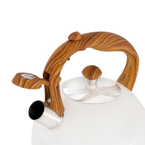 Encontraproduto.com.br - Chaleira Wood 2,5 Litros Bege MOR