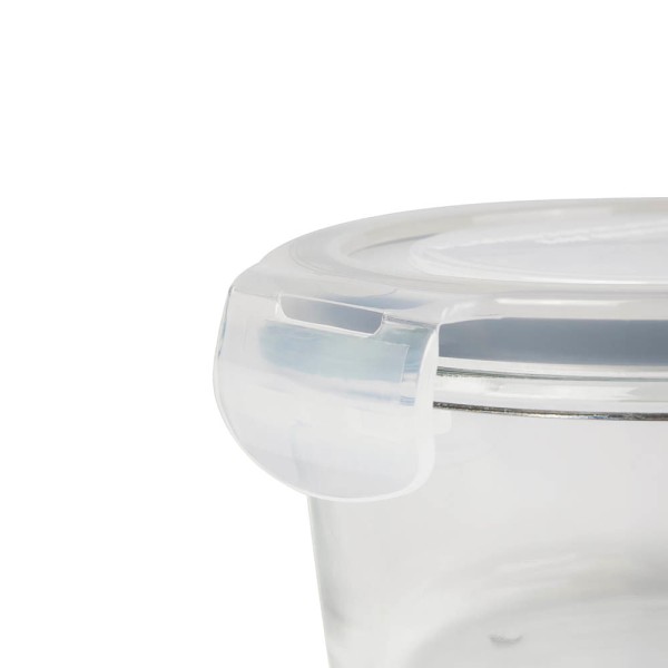 Encontraproduto.com.br - Pote Refratário Redondo com Tampa 420ml Mor Glass MOR
