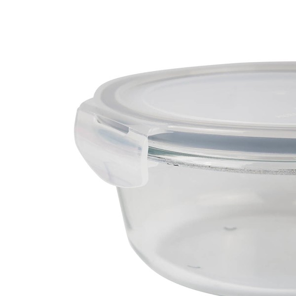 Encontraproduto.com.br - Pote Refratário Redondo com Tampa 800ml Mor Glass MOR