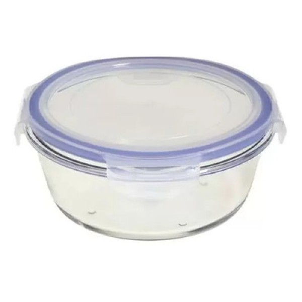 Encontraproduto.com.br - Pote Refratário Redondo com Tampa 800ml Mor Glass MOR