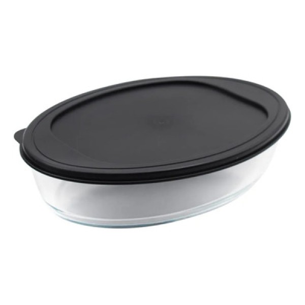 Encontraproduto.com.br - Assadeira Oval com Tampa 3L