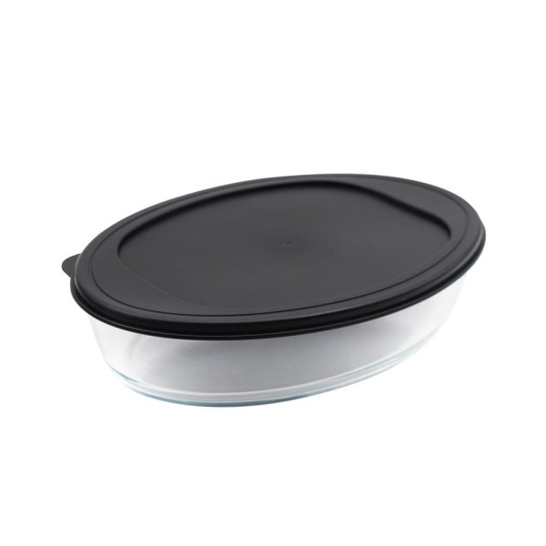 Encontraproduto.com.br - Assadeira Oval com Tampa 3L
