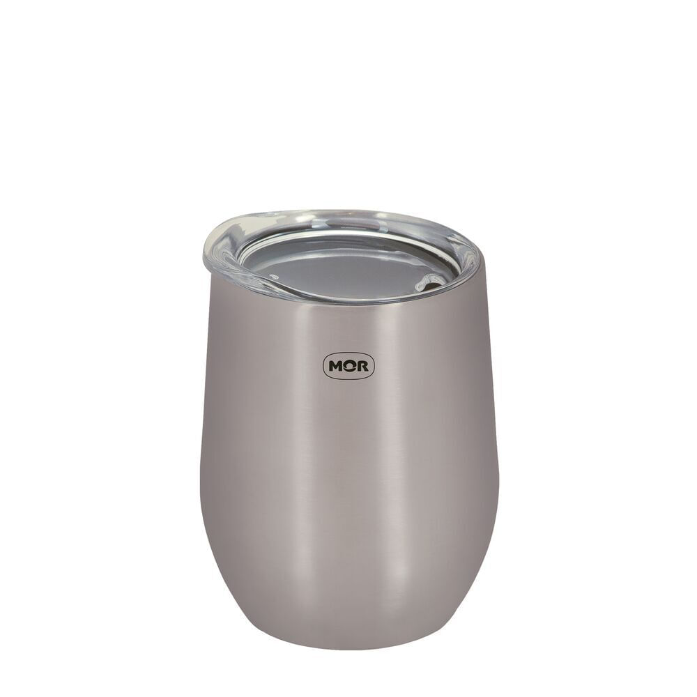 Encontraproduto.com.br - Copo Térmico Mor Cuia 360ml com Tampa - Inox