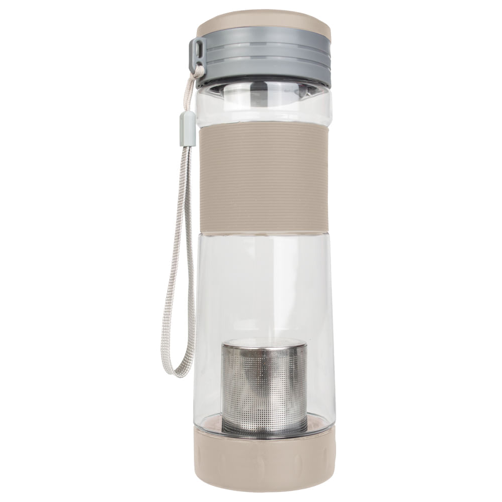 Encontraproduto.com.br - Garrafa com Infusor Bege 550ml MOR