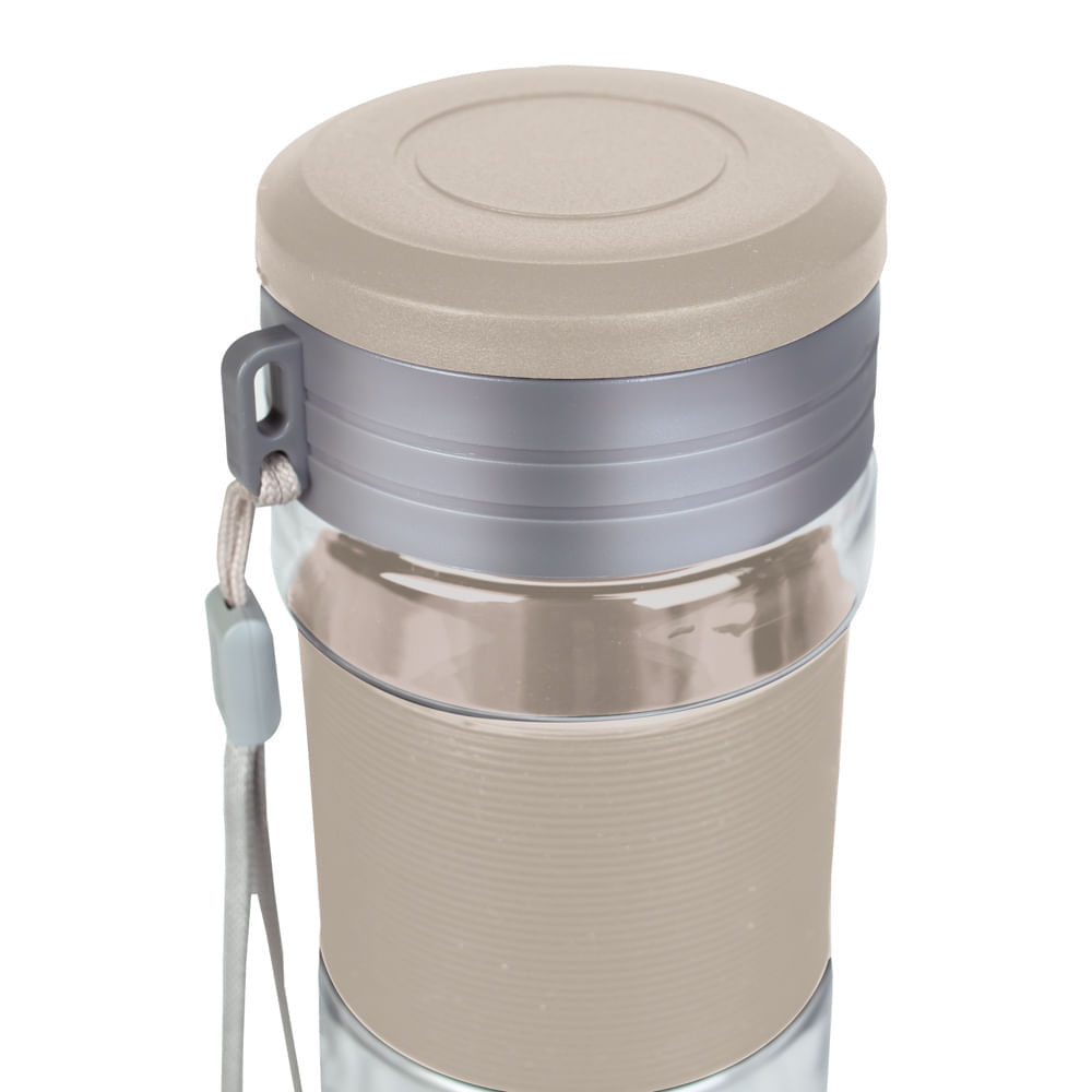 Encontraproduto.com.br - Garrafa com Infusor Bege 550ml MOR