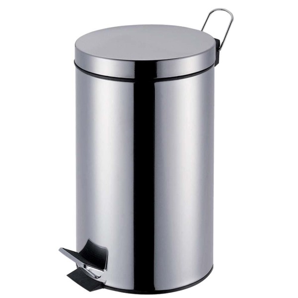 Encontraproduto.com.br - Lixeira Ágata Mor 12 Litros - Inox