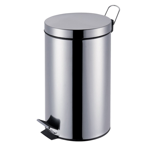 Encontraproduto.com.br - Lixeira Ágata Mor 12 Litros - Inox