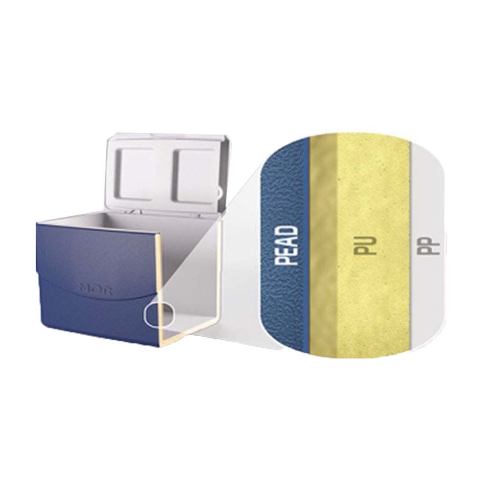 Encontraproduto.com.br - Cooler de gelo Glacial 48 litros azul Mor