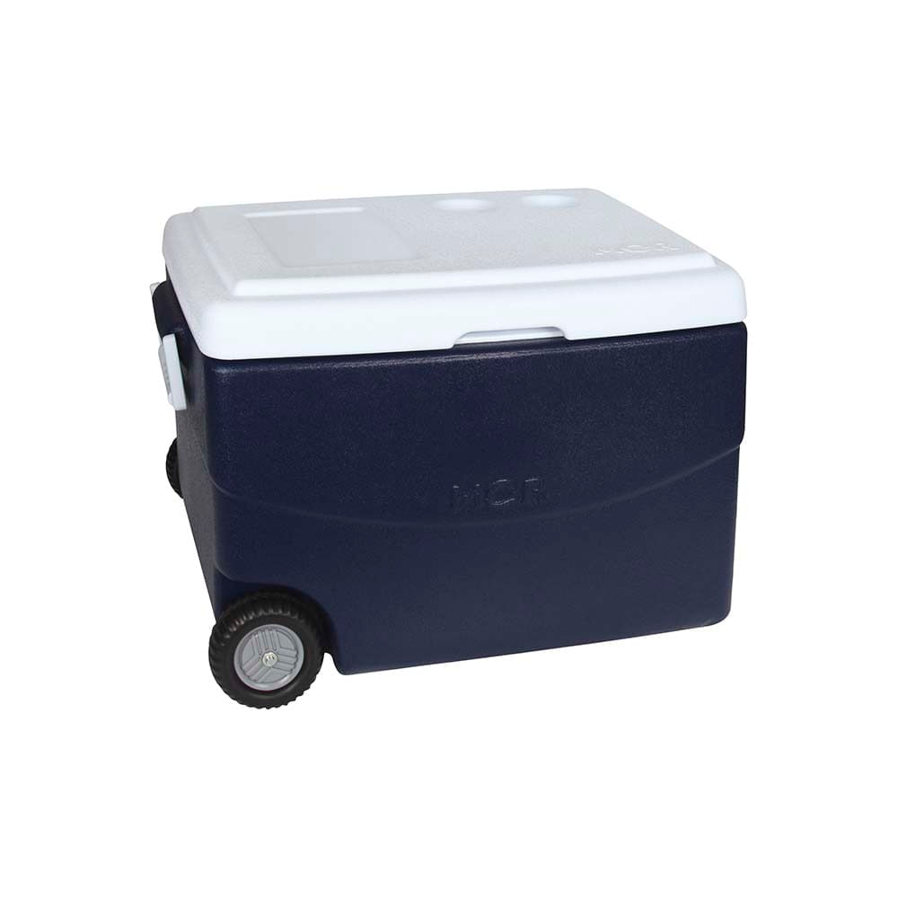Caixa Térmica Glacial 70 Litros Azul Com Rodas Mor
