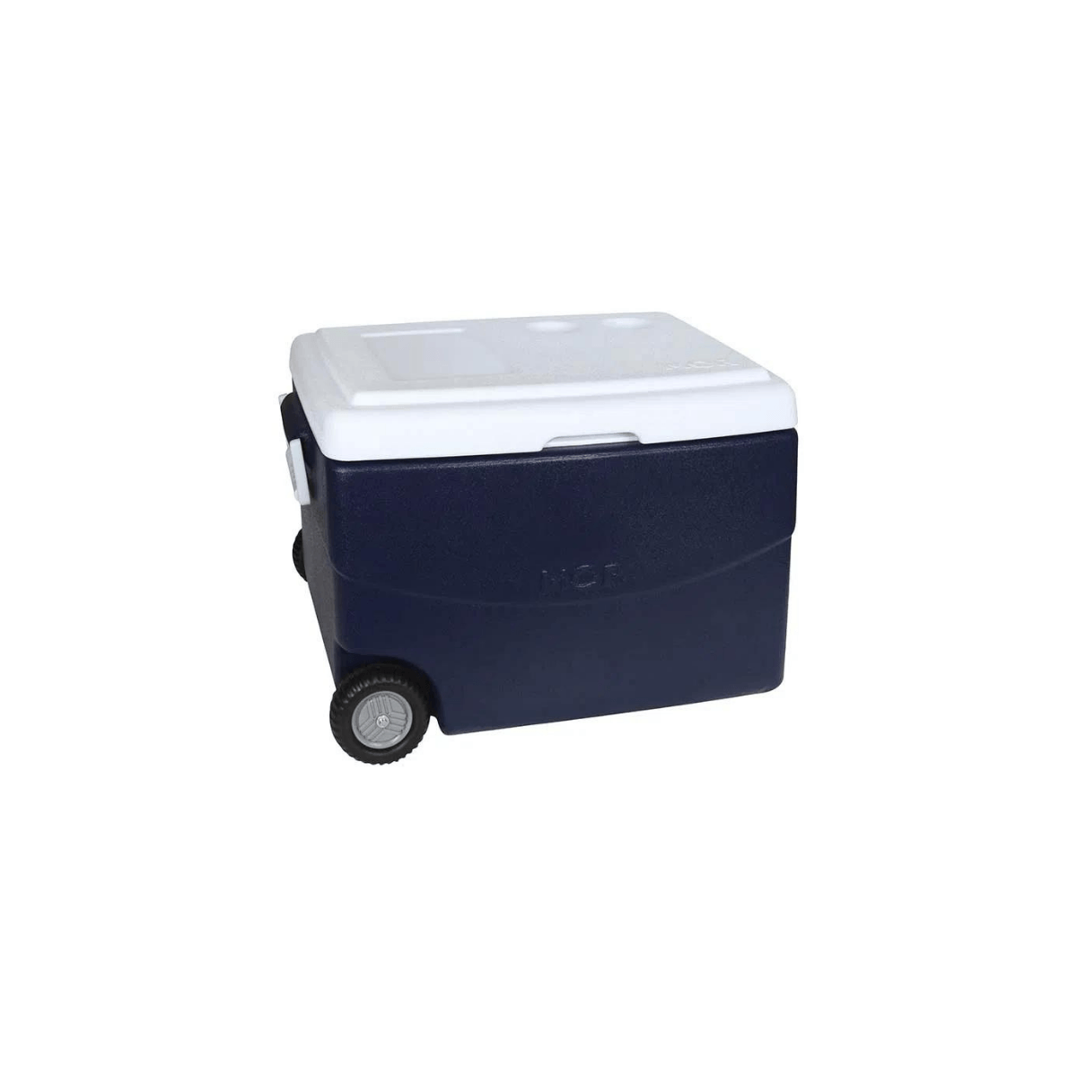 Encontraproduto.com.br - Caixa Térmica Glacial 70 Litros Azul Com Rodas Mor