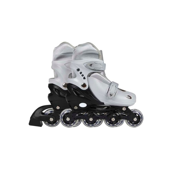 Encontraproduto.com.br - Roller Infantil Cinza Tamanho M 34-37 MOR