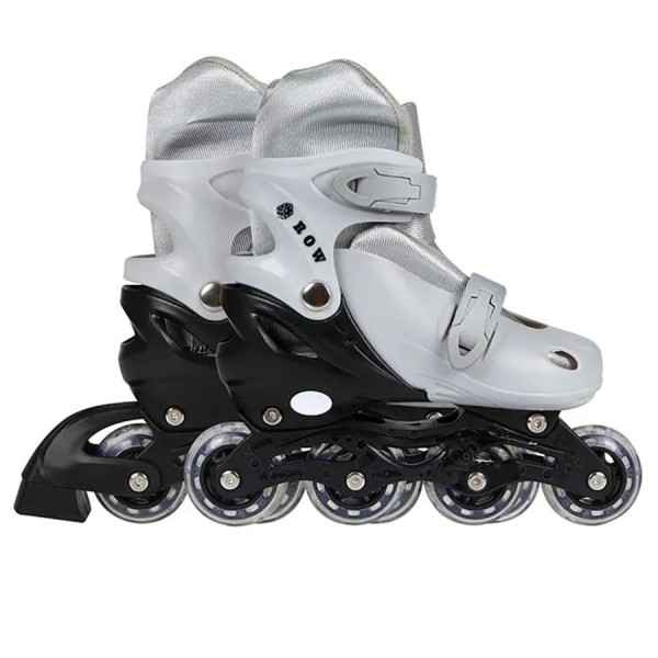 Encontraproduto.com.br - Roller Infantil Cinza Tamanho M 34-37 MOR