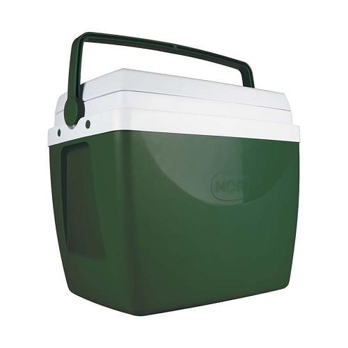 Encontraproduto.com.br - Caixa Térmica 34 Litros Verde Escuro MOR