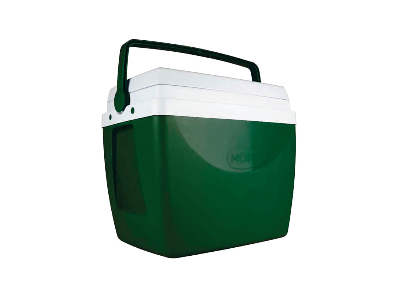 Encontraproduto.com.br - Caixa Térmica 34 Litros Verde Escuro MOR