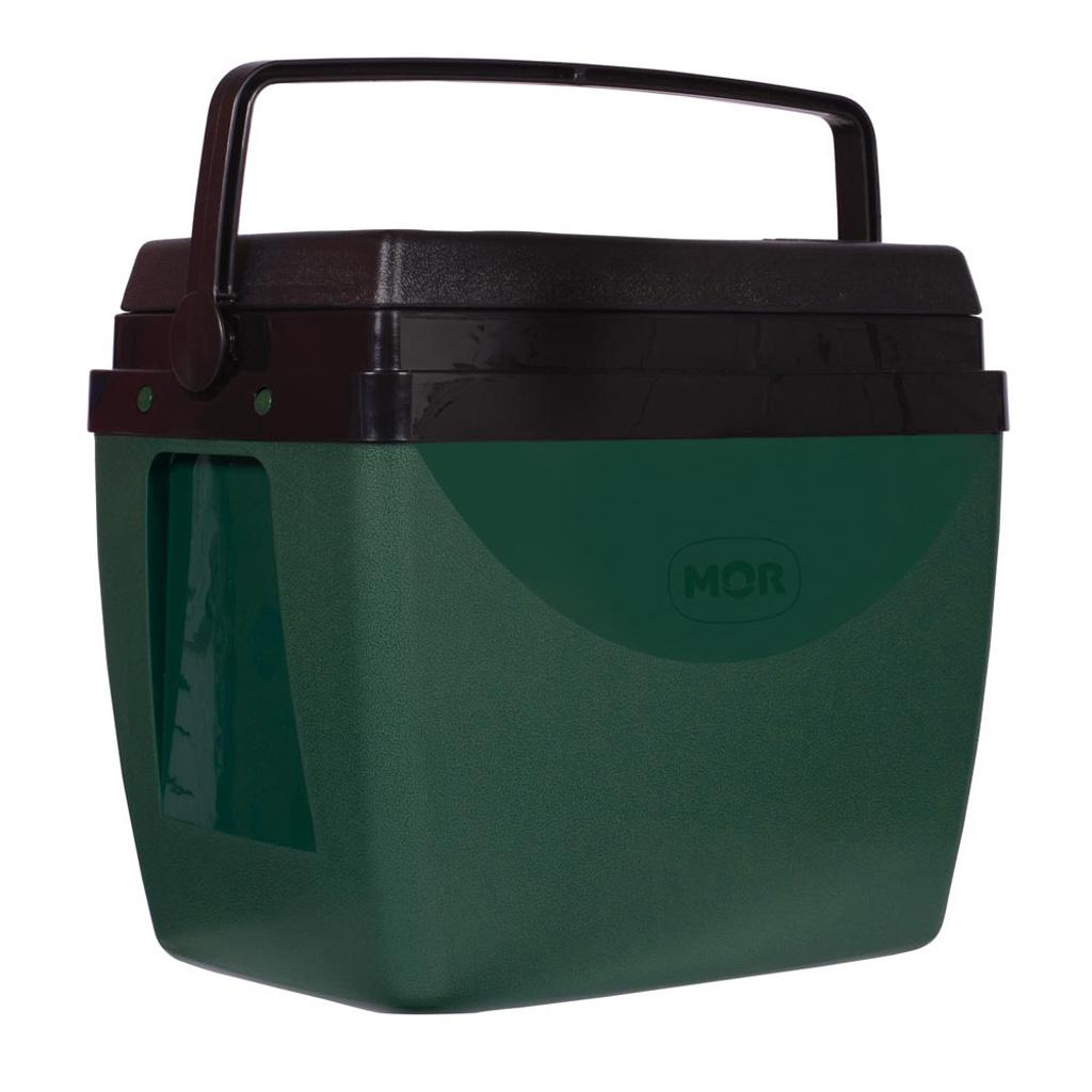 Encontraproduto.com.br - Caixa Térmica 34 Litros Verde Escuro MOR