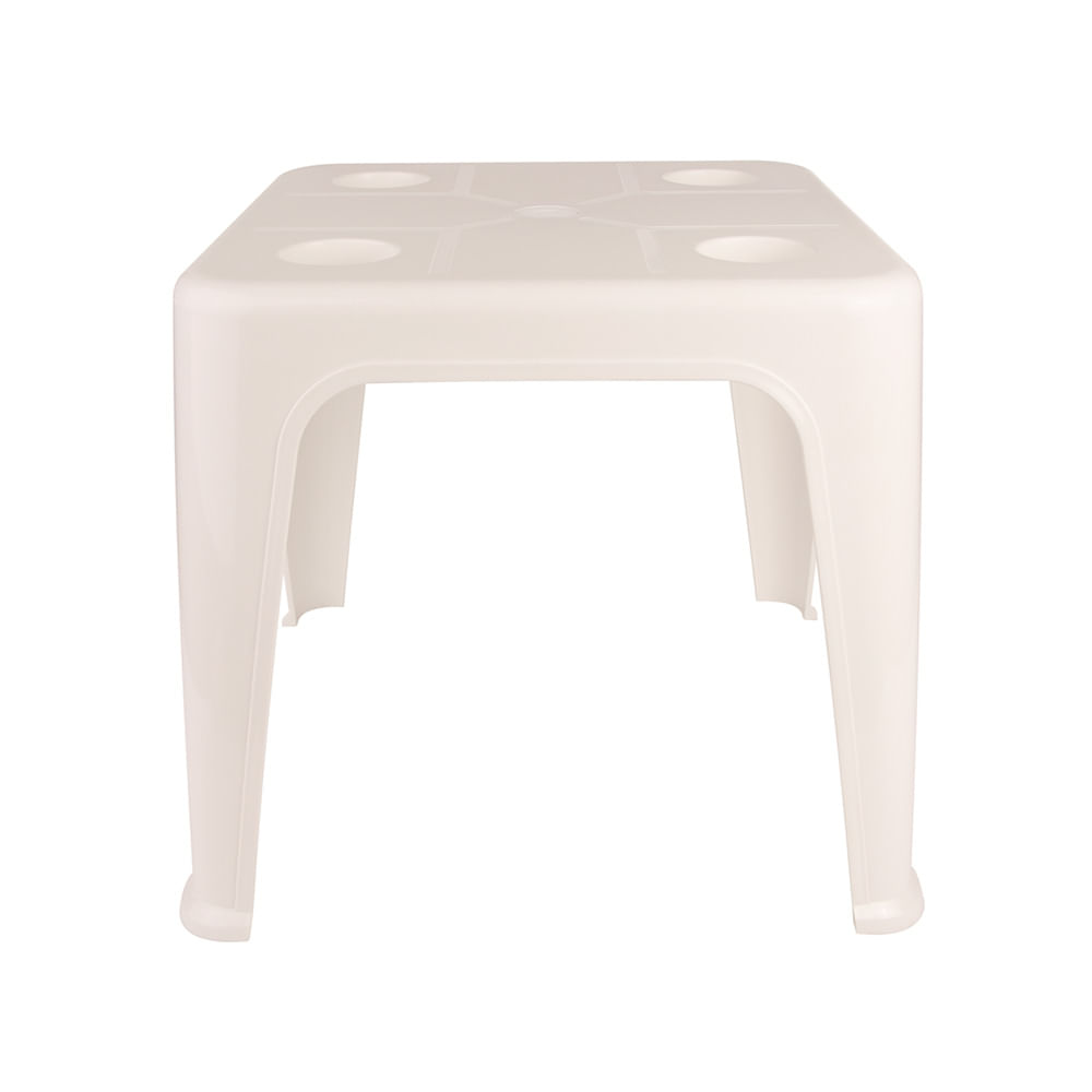 Encontraproduto.com.br - Mesa Plástica De Apoio Com Porta Copos Mor MOR